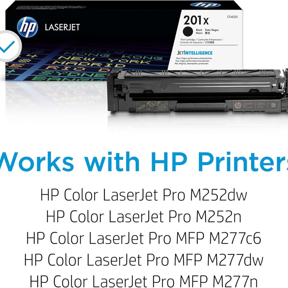 Kit de Toner HP 201X CMYK LaserJet M274/M277DW/M252DW - Imagen 2