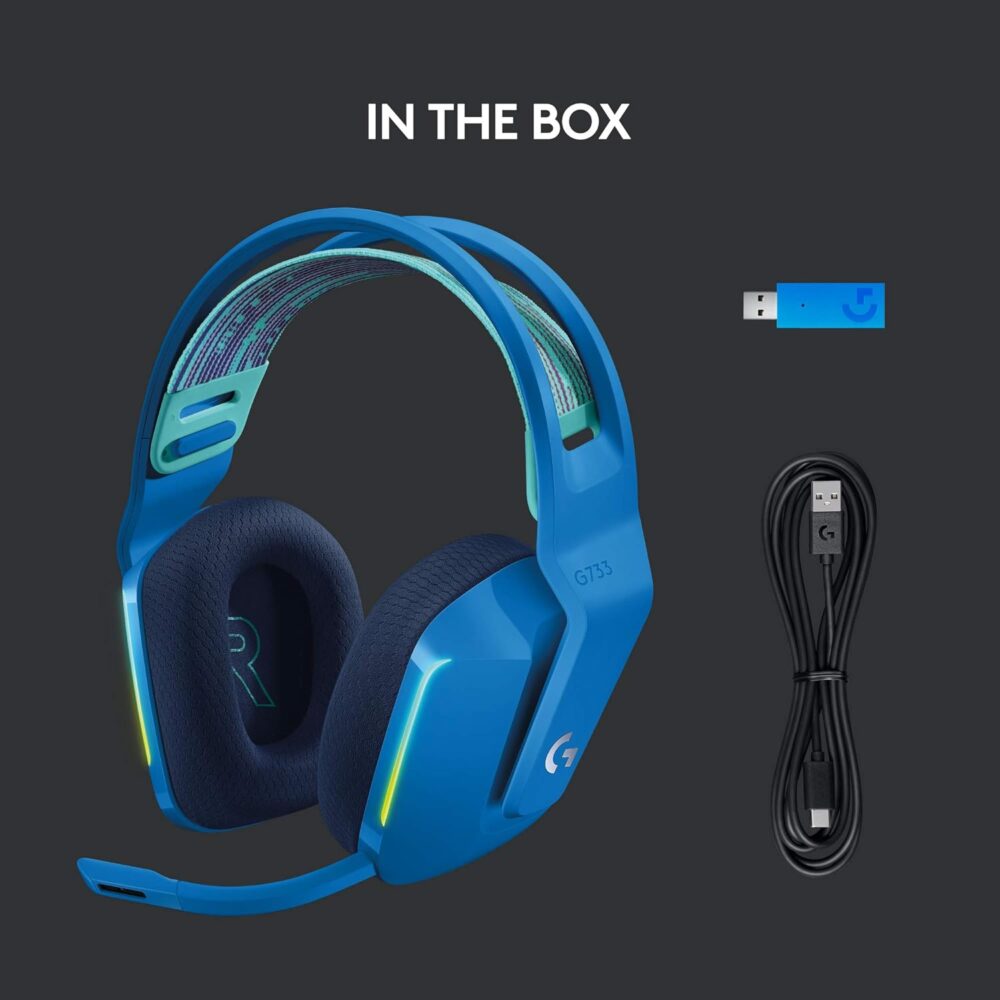 Audifono C/Microf. Logitech G733 Lightspeed Blue (981-000942) - Imagen 2