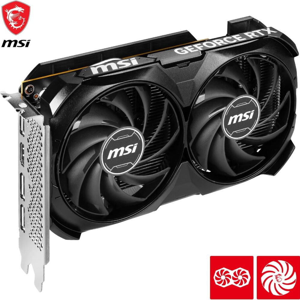 Tarjeta De Video, MSI Ventus 2X Rtx 4060 8GB GDDR6 PCIe Gen 4.0 x8 - Imagen 3
