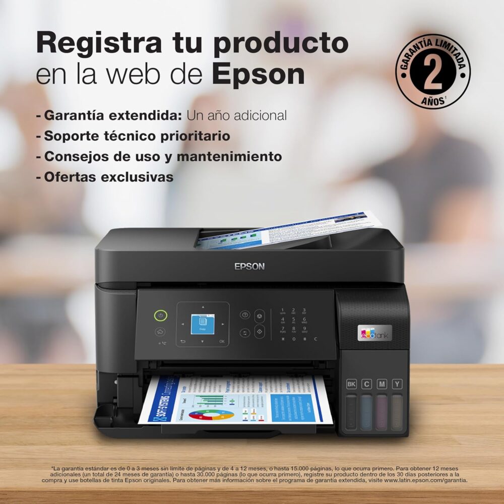 Impresora Epson L5590 Inalambrico Multifuncional ADF - Imagen 4
