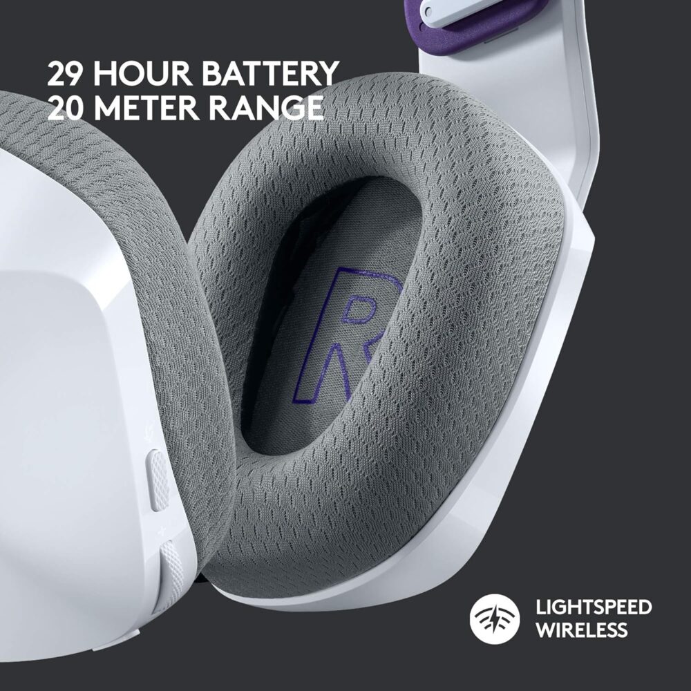 Audífono Gaming Logitech G733 LIGHTSPEED Inalámbrico Blanco - Imagen 3