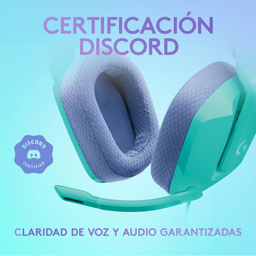 Audifono C/Microf. Logitech G335 Mint (981-001023) - Imagen 4