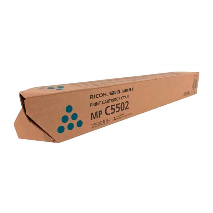 Toner Ricoh 841754 Mp C5502 Cyan 22.5Kpg