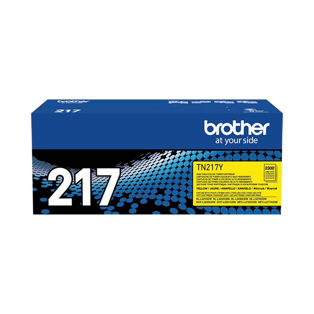 Toner Brother Tn217Y Yellow L3270Cdw, L3551Cdw, L3750Cdw 2300 Pag.