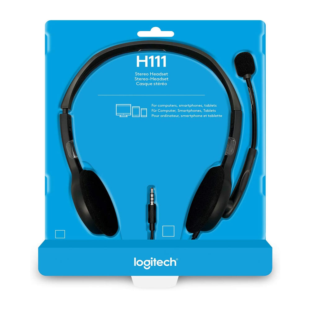 Audifono con Microfono Logitech H111 3.5 mm