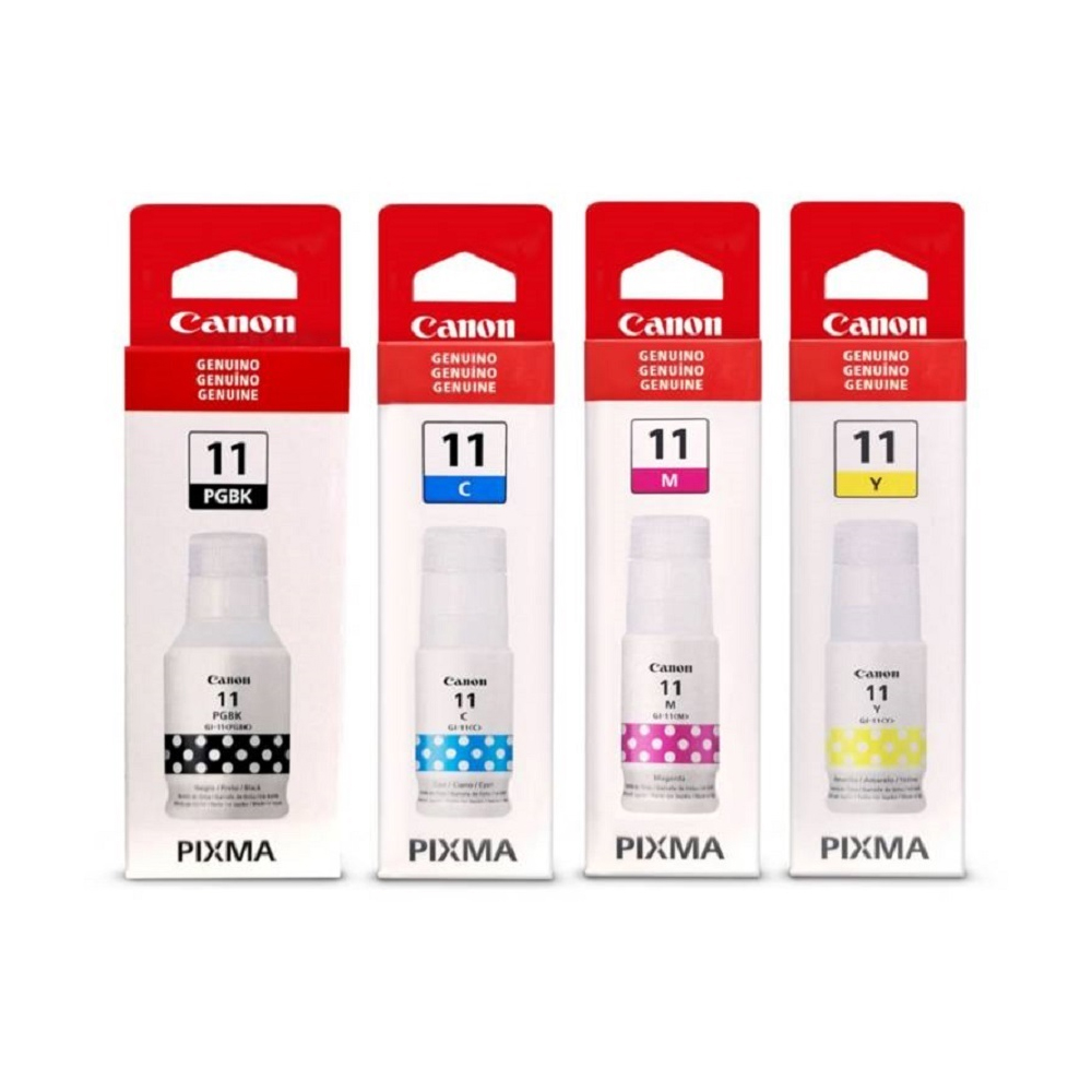 Kit  de Botellas de Tinta Canon GI-11 CMYBK