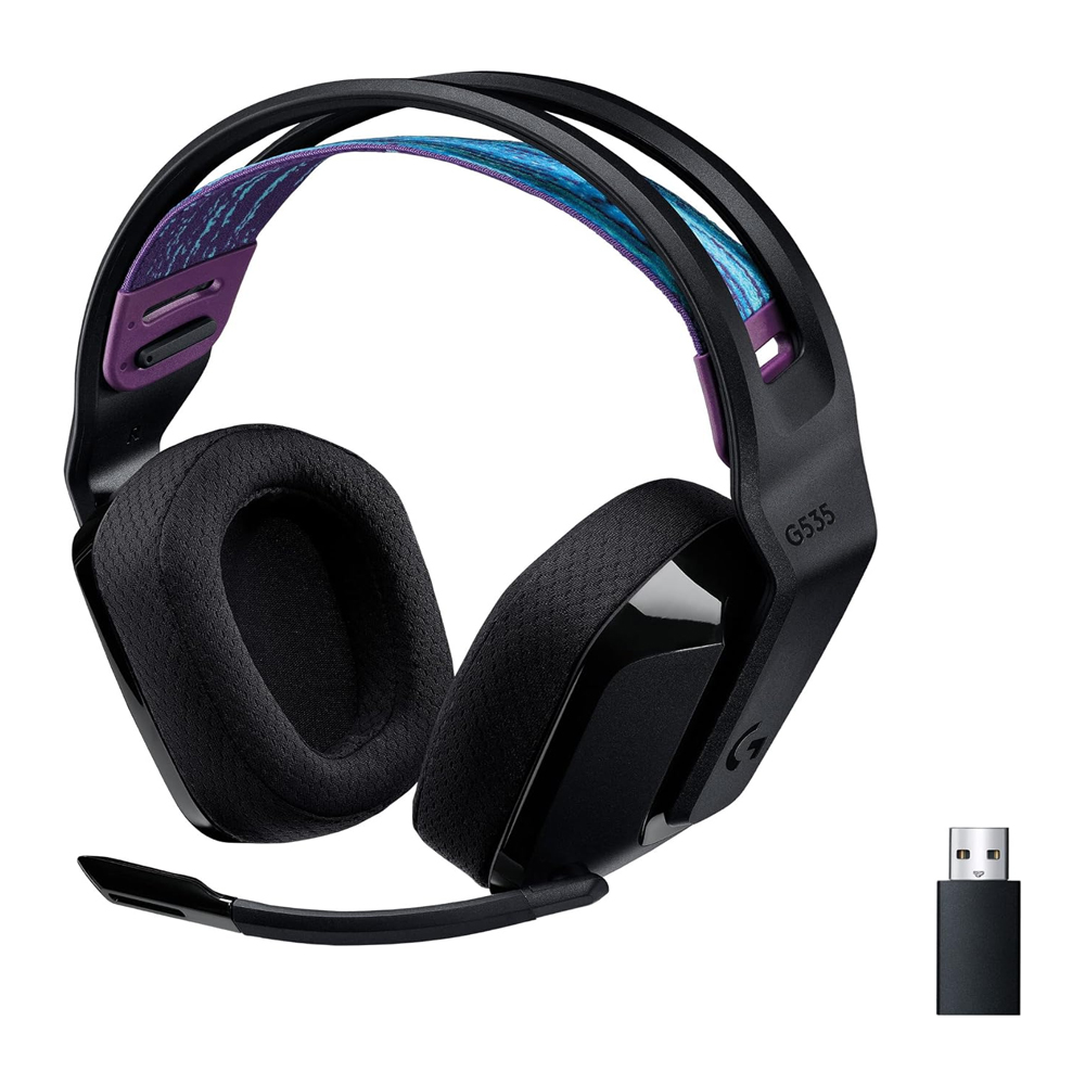 Audifono C/Microf. Logitech G535 Lightspeed Wireless Black (981-000971) 1 Audifono C/Microf. Logitech G535 Lightspeed Wireless Black (981-000971) - Imagen 1