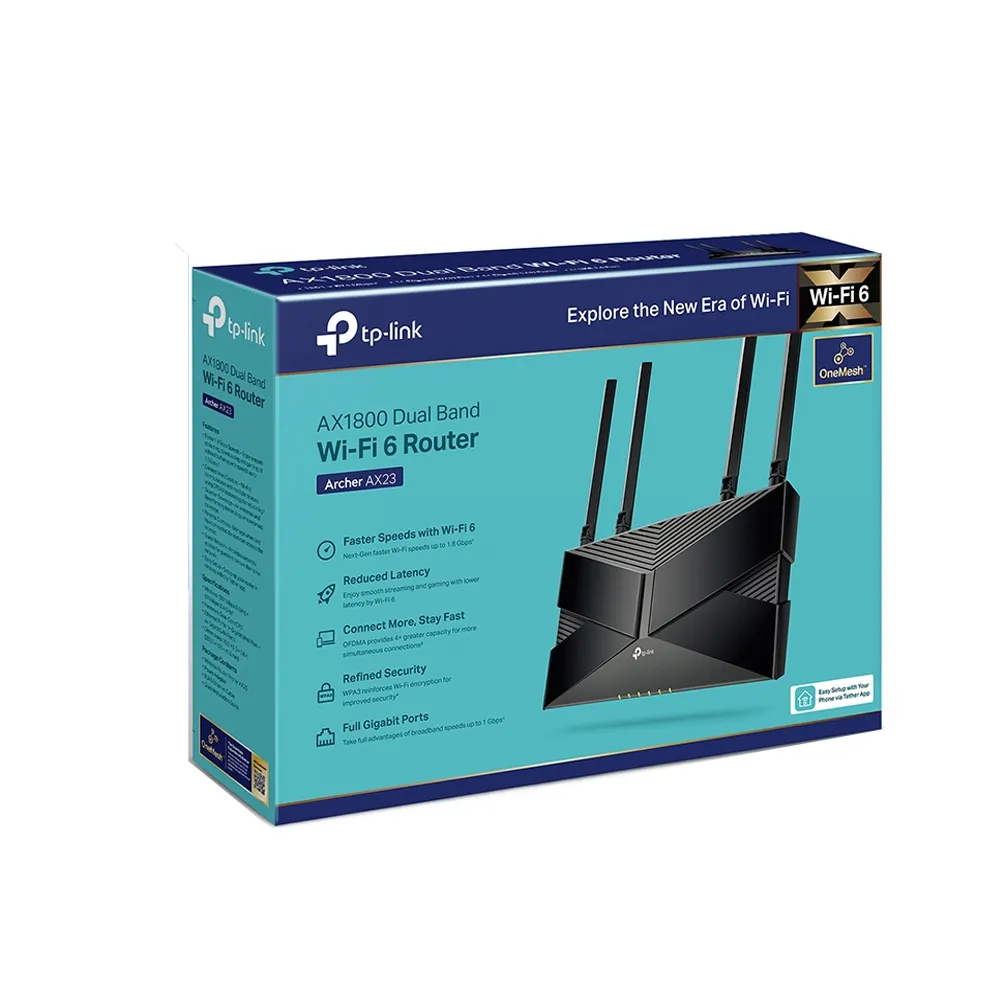 Router Tp-Link Archer Ax23 Ax1800 2Band 4Antenas