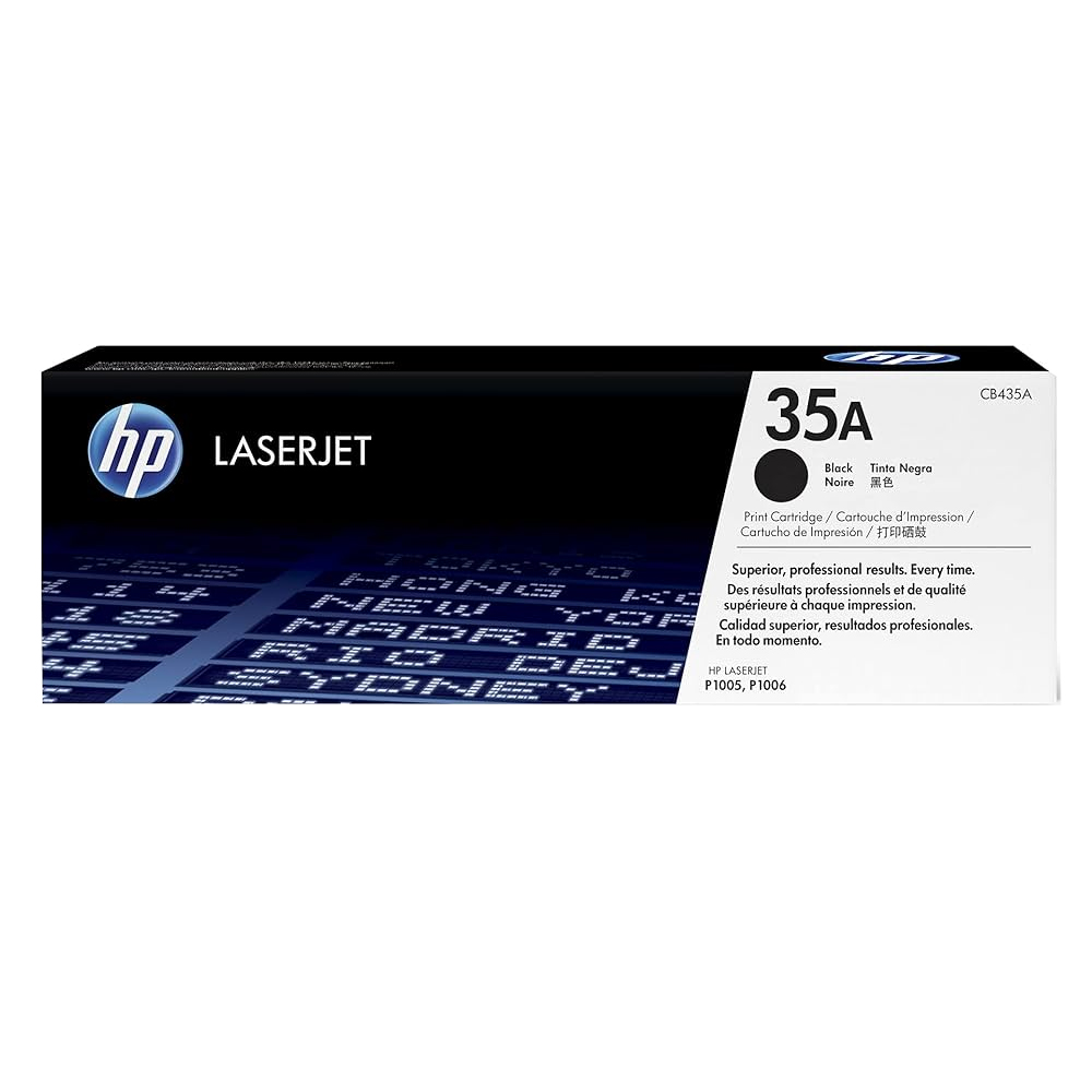 Toner HP 35A Negro (CB435A) LaserJet P1005/P1006 1500 Pag.