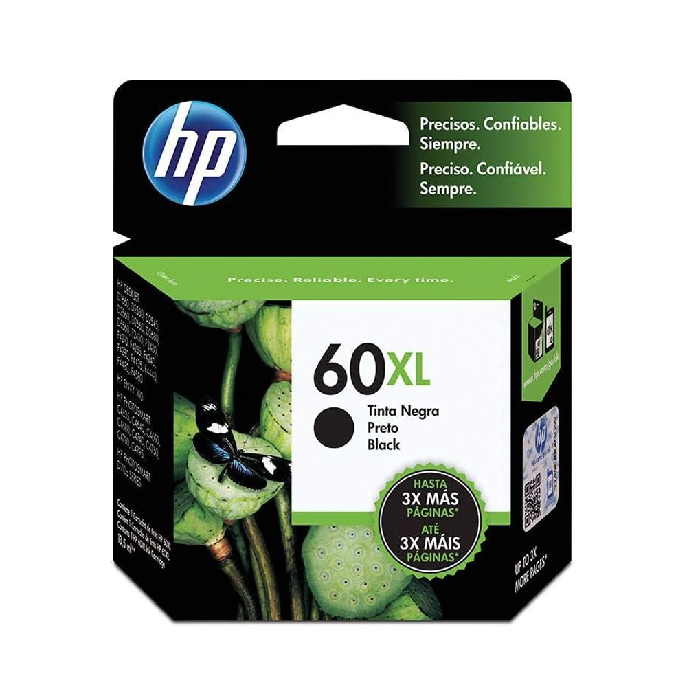 Tinta Hp Cc641Wl (60Xl) Negro (600 Pag)