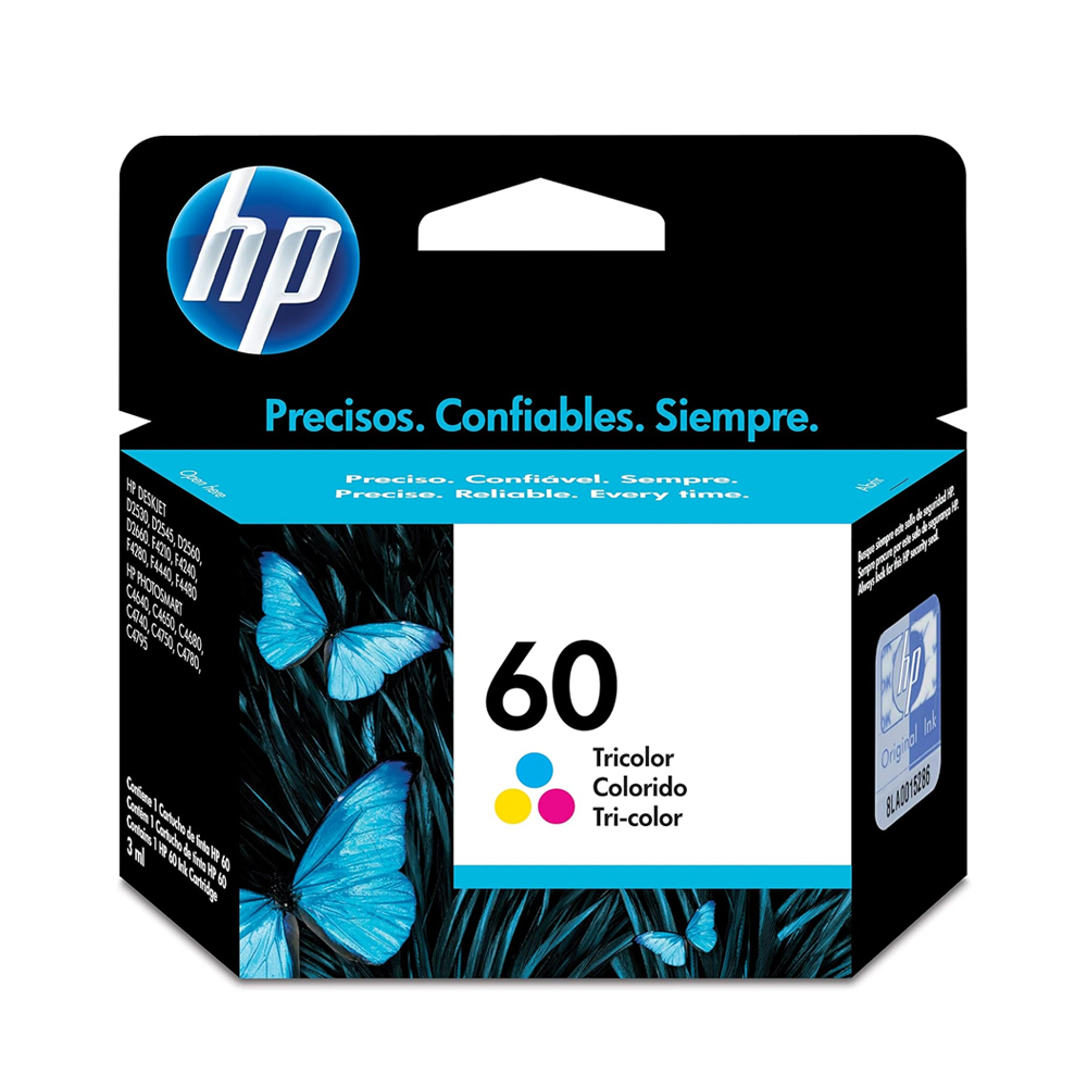 Tinta Hp Cc643Wl (60) Tricolor (165 Pag)