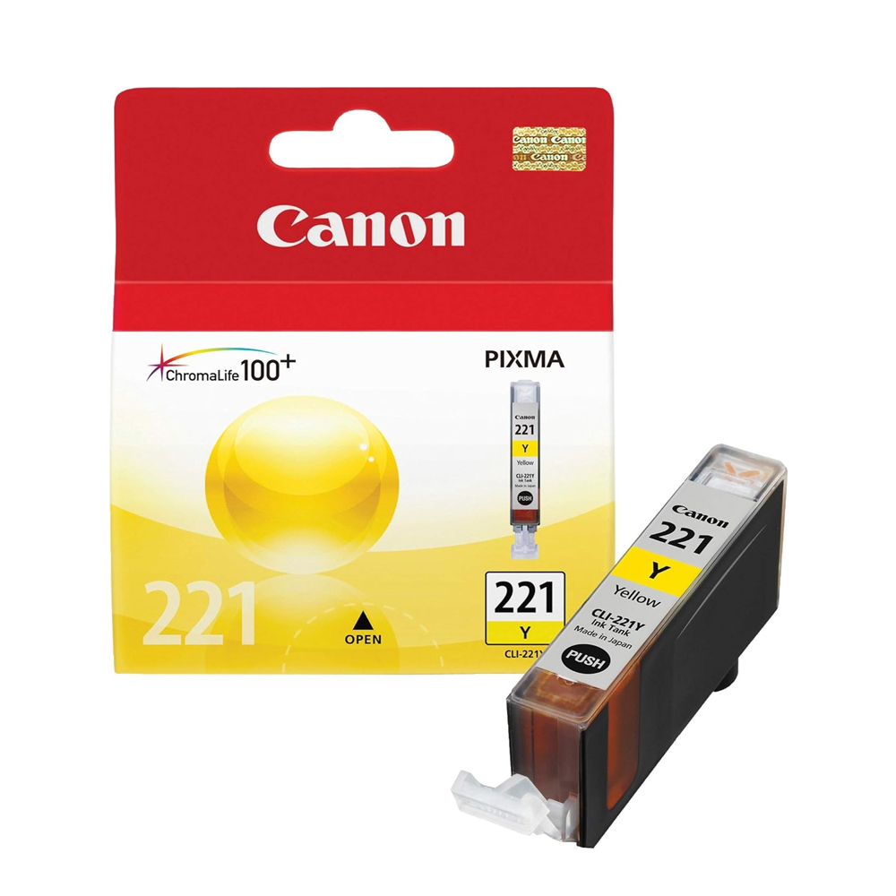 Tinta Canon Cli-221 Yellow Para Ip-4600 Eol - Imagen 1