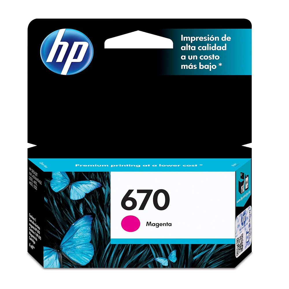 Tinta Hp Cz115Al (670) Magenta (300 Pag)
