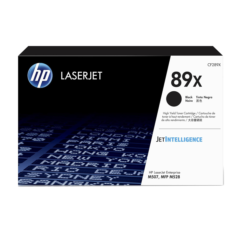 Toner HP 89X Negro (CF289X) LaserJet M507/M528 10000 Pag.