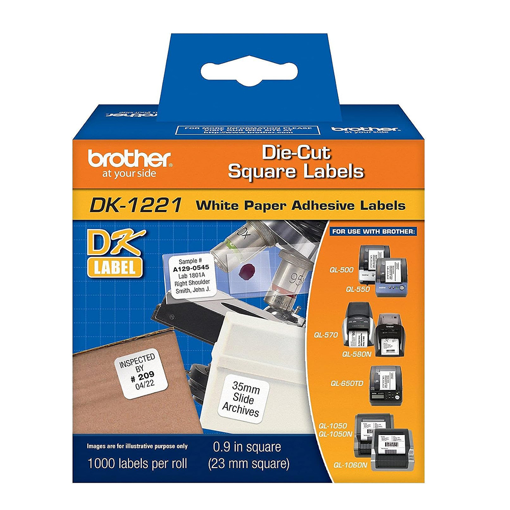 Cinta Brother DK-1221 QL-710/ QL-710W/ QL-1060N 23mmx23mm