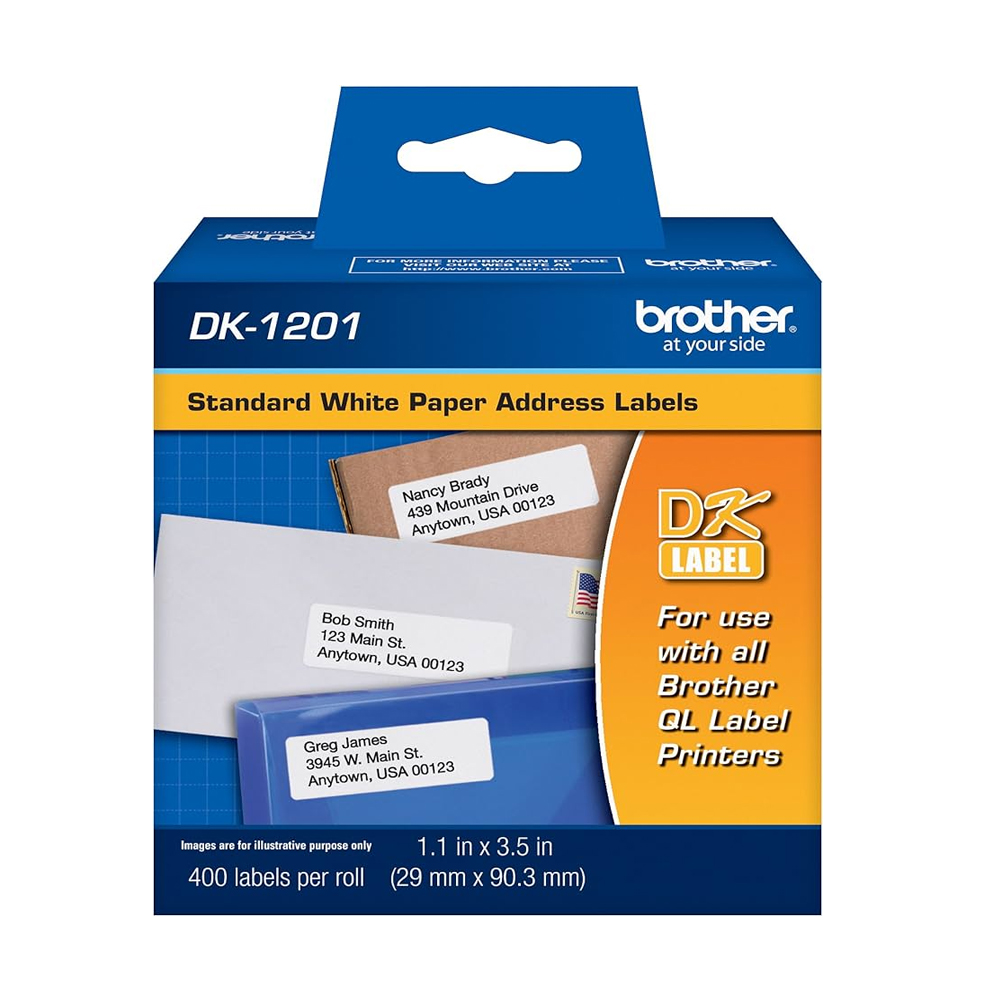 Cinta Brother Dk-1201 Standard Address Paper Label