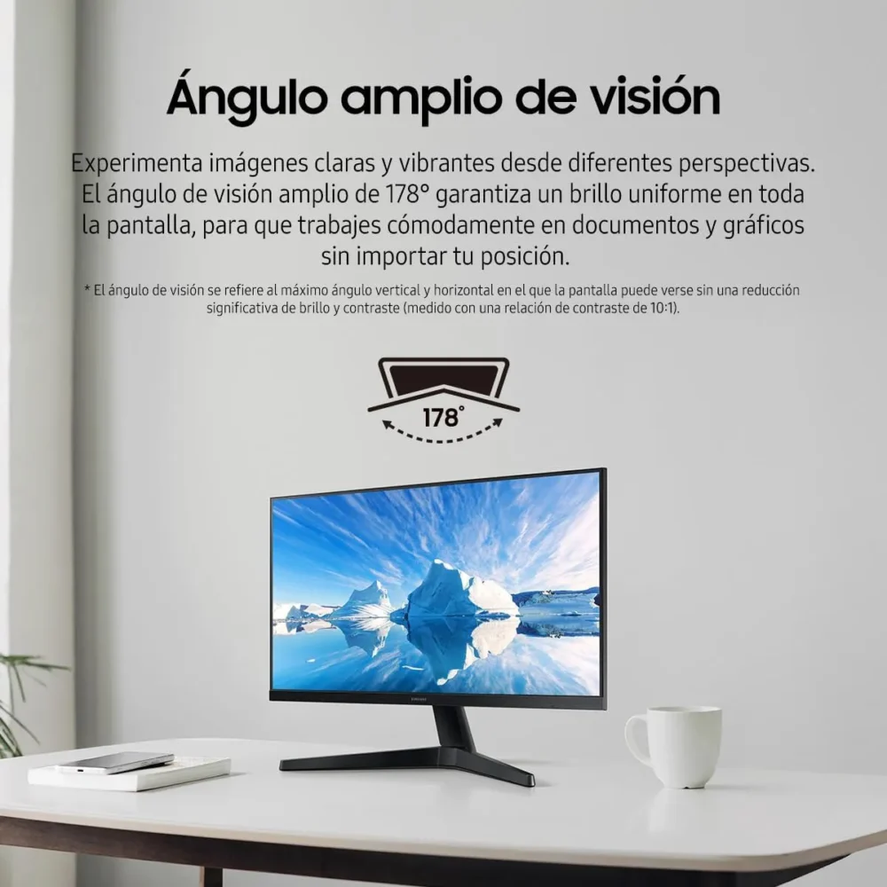 Monitor Samsung S3 F330 24 Essential  FHD100hz Negro - Imagen 8