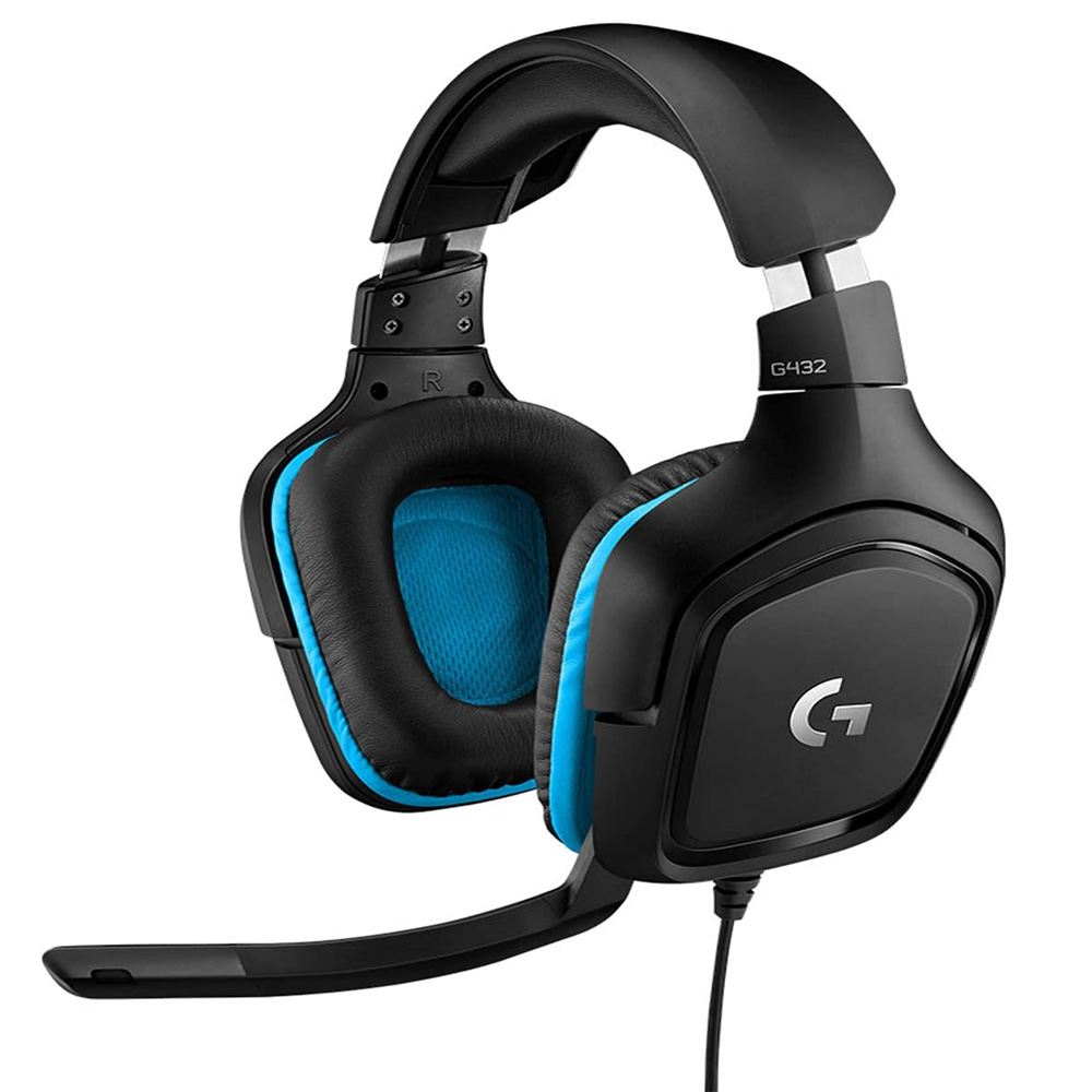 Audífono Gaming Logitech G432 7.1 USB Negro