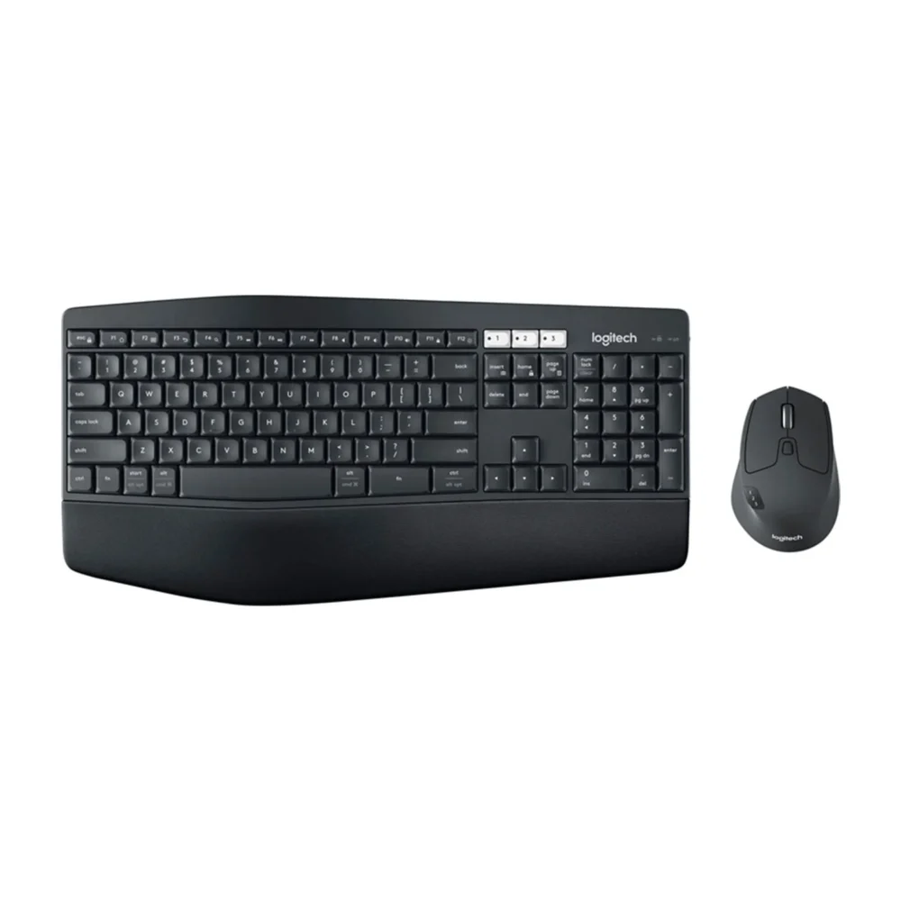 Teclado Logitech + Mouse MK850 Wireless USB Black Combo Inalámbrico Ergonómico - Imagen 2