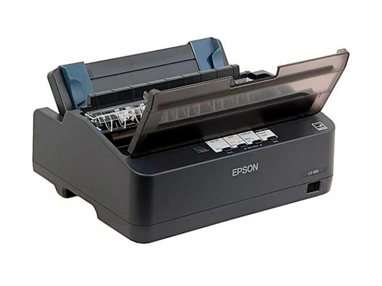 Detalle de la impresora matricial Epson LX-350