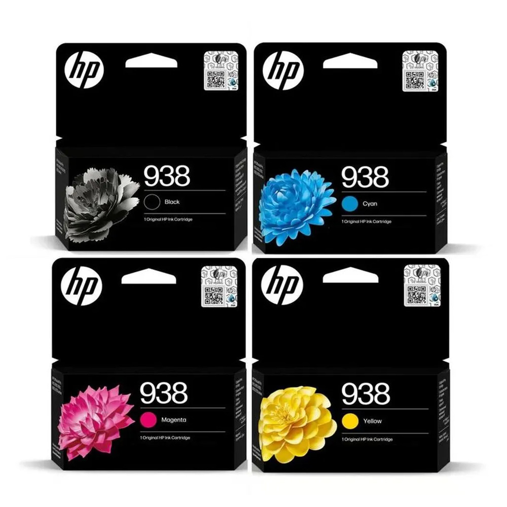 Kit de Tintas HP 938 Negro y Color para OfficeJet Pro 9110, 9120, 9130, 9720 y 9730