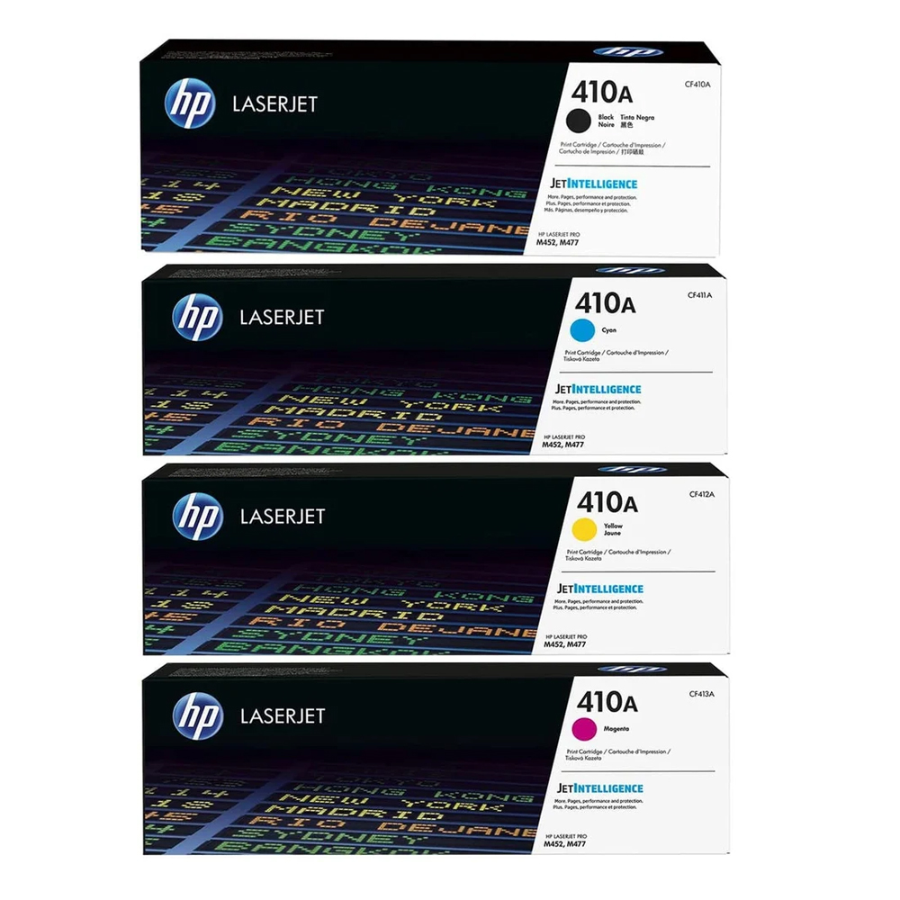 Kit de Toner HP 410A CMYK  M477fdw M452nw M377dw