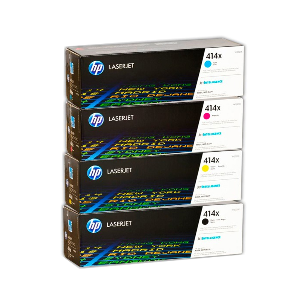 Kit de Toner HP 414X M454/M479 Laser CMYK