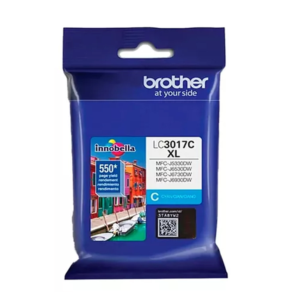 Tinta Brother Lc-3017C Cyan Mfcj5330Dw 550 Pgs - Imagen 1