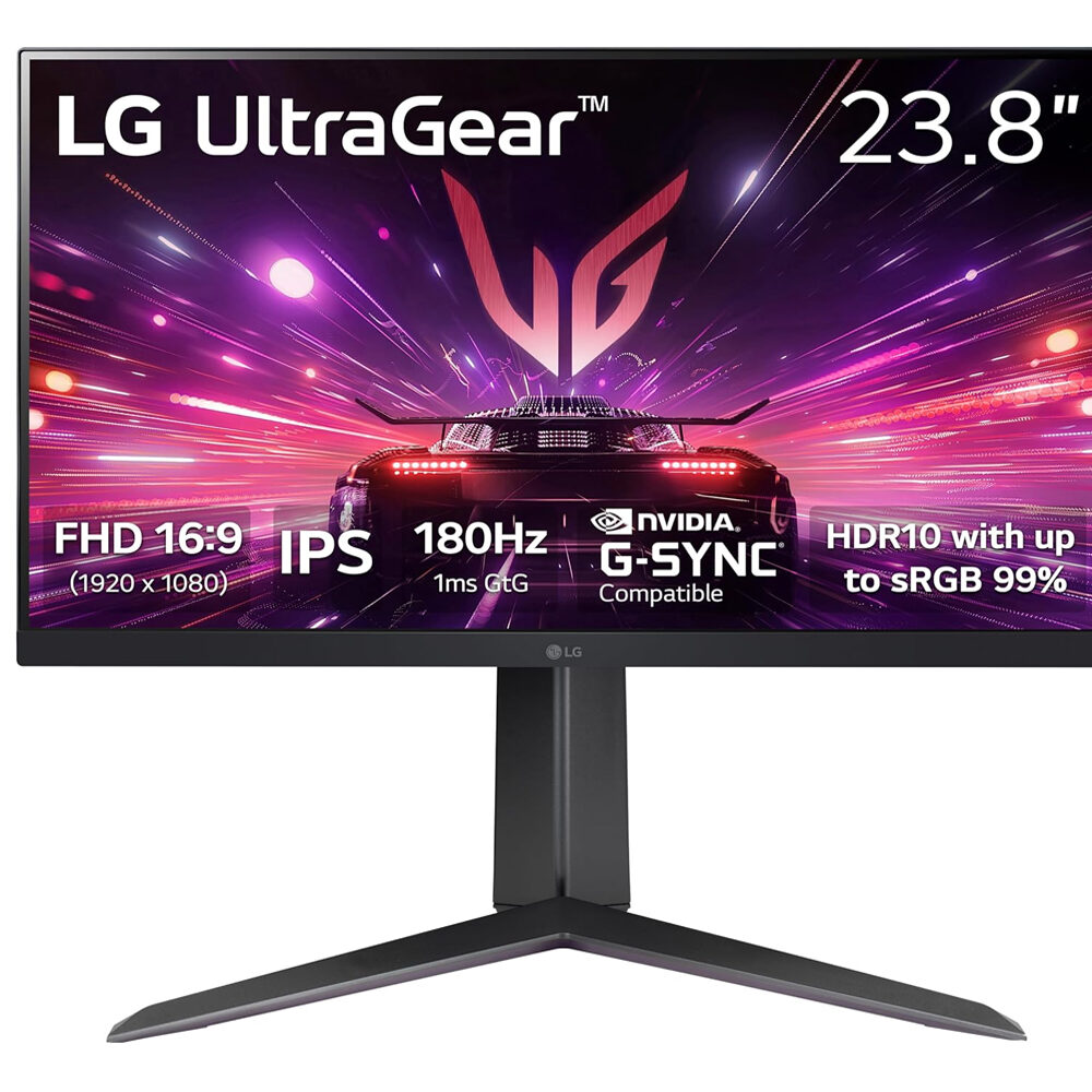 Monitor LG 24GS65F-B  24" Gaming UltraGear iPS FHD 1MS 180HZ - Imagen 2