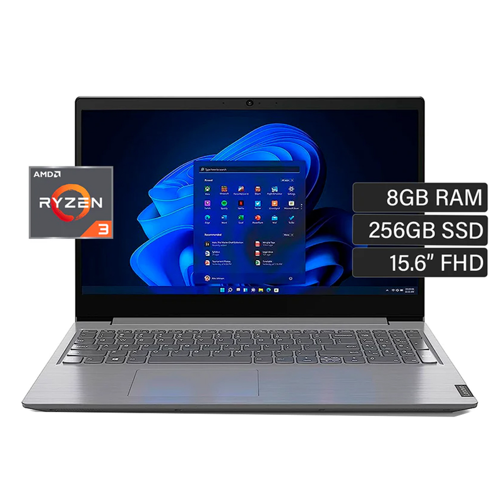 Laptop Lenovo V15 G4 AMD Ryzen 3 7320U G4 RAM 8GB Disco 256GB SSD 15.6" FHD Windows 11