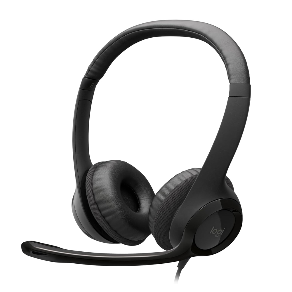 Audifono C/Microf. Logitech H390 Usb Noise Cancelling Black (981-000014)