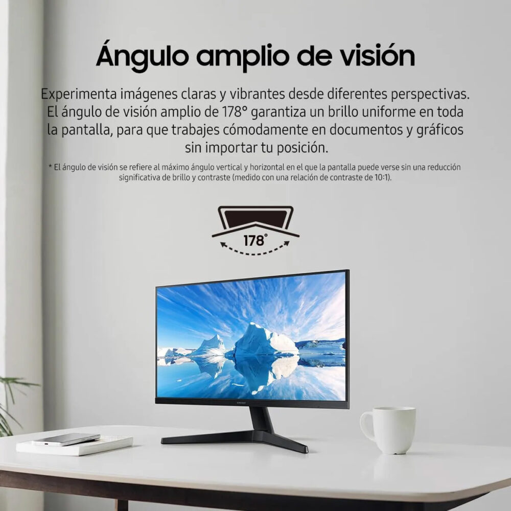 Monitor Samsung S3 F330 24 Essential  FHD100hz Negro - Imagen 4