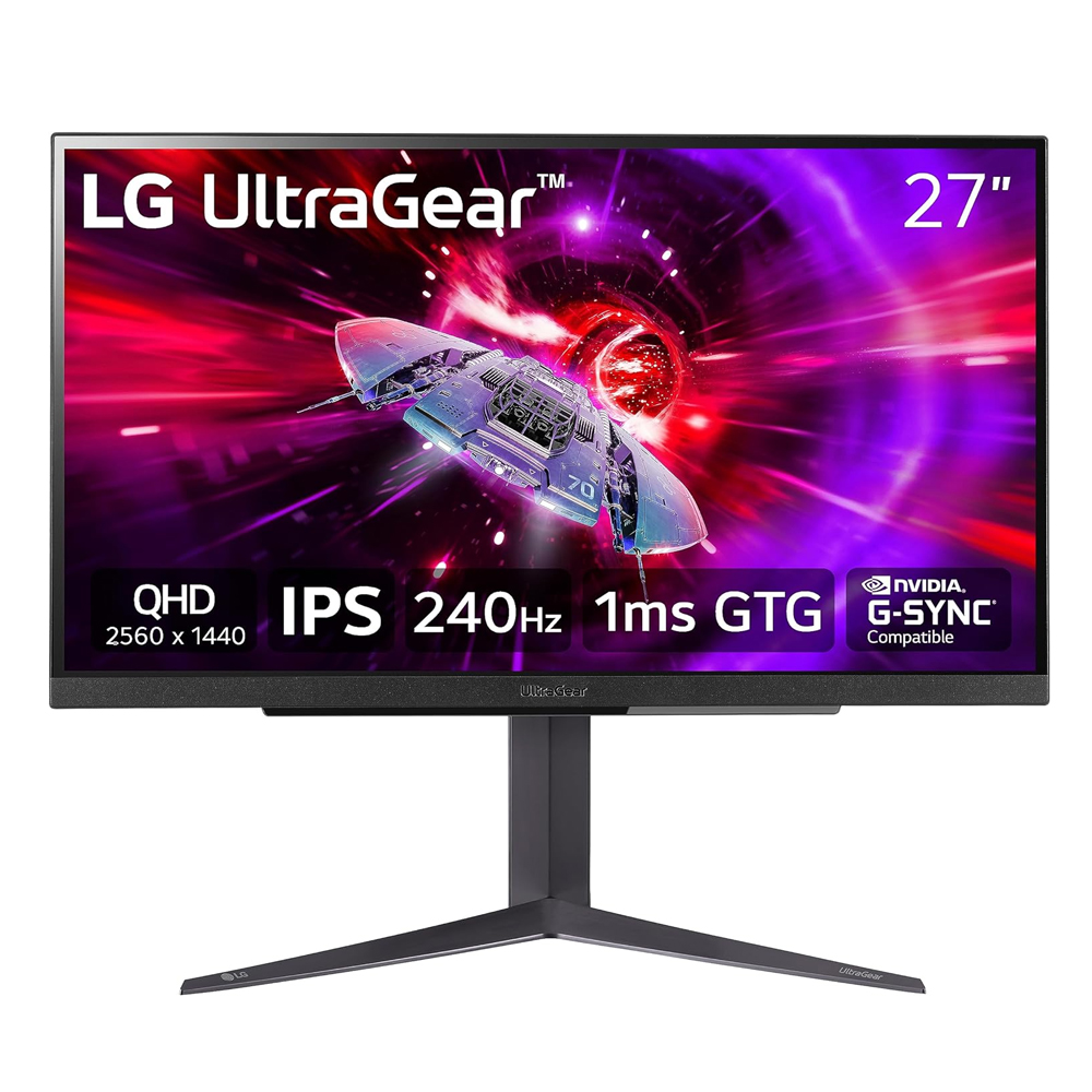 Monitor Gaming LG 27Gr83Q-B 27" Ultragear IPS 2K QHD 240Hz 1Ms G-Sync Freesync 1 Monitor Gaming Lg 27Gr83Q-B 27&Amp;Quot; Ultragear Ips 2K Qhd 240Hz 1Ms G-Sync Freesync - Imagen 1