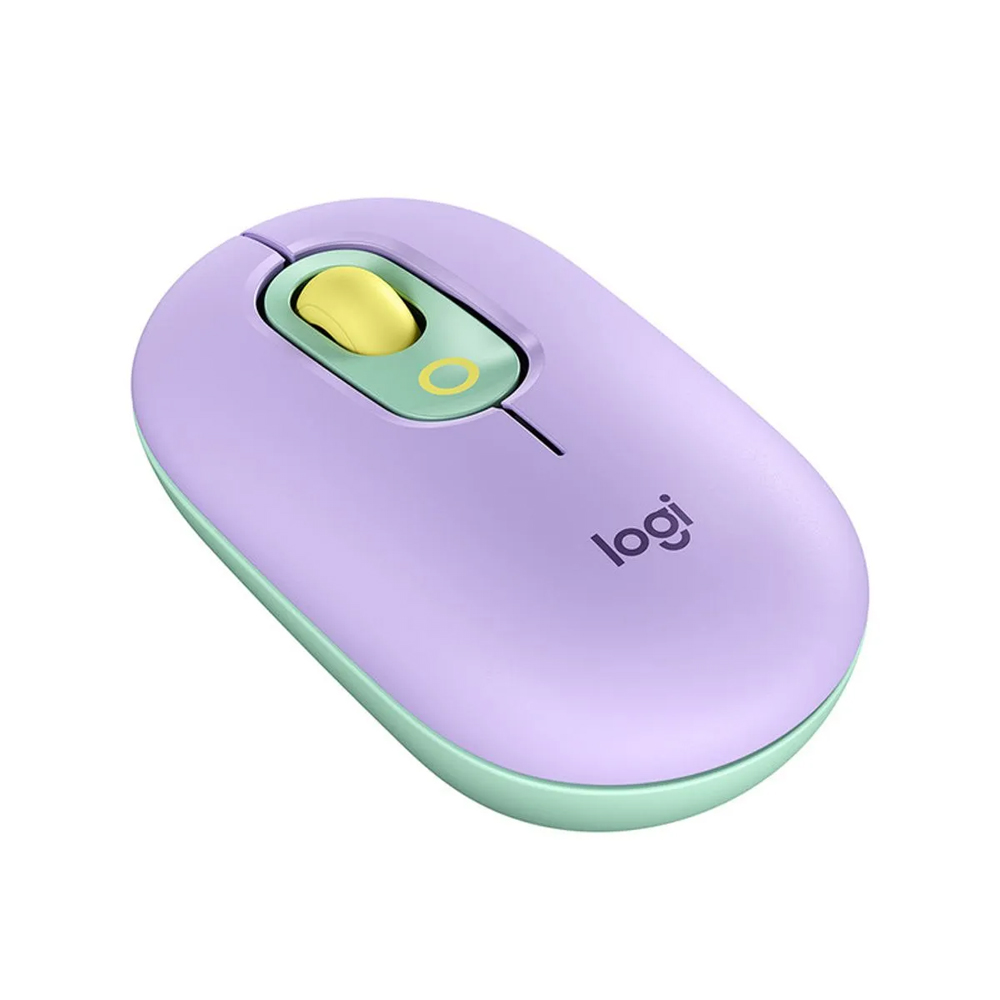 Mouse Logitech Pop Bluetooth Fresh Vibes Lila/Green (910-006544) 1 Mouse Logitech Pop Bluetooth Fresh Vibes Lila/Green (910-006544) - Imagen 1