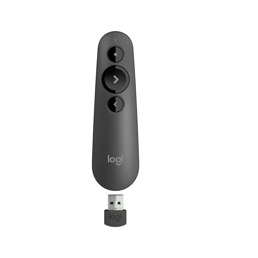 Puntero Logitech R500 Wireless 20M Red Laser (910-006518) 1 Puntero Logitech R500 Wireless 20M Red Laser (910-006518) - Imagen 1