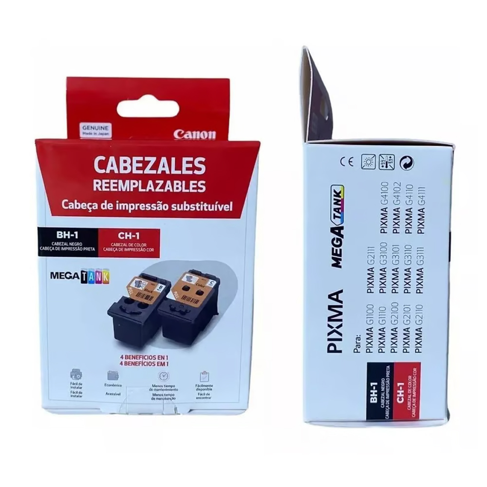 Pack Cabezal Canon BH-1 Negro +CH-1 Color G2110 G3110 G4110