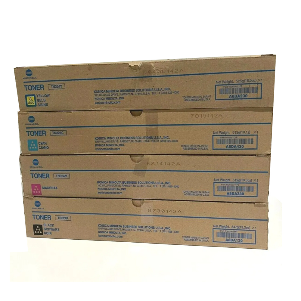 Pack de Toner TN-324k CMYK  C258, C368, C308 Original