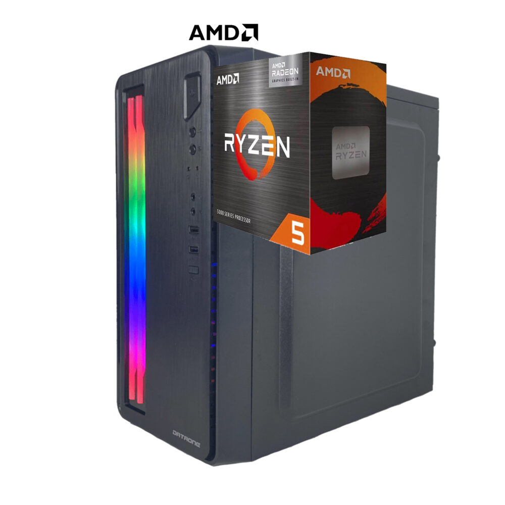 Pc Ryzen 5 5600GT 8GB Ram SSD M.2 512GB + Monitor 24C310 Win 11 Pro