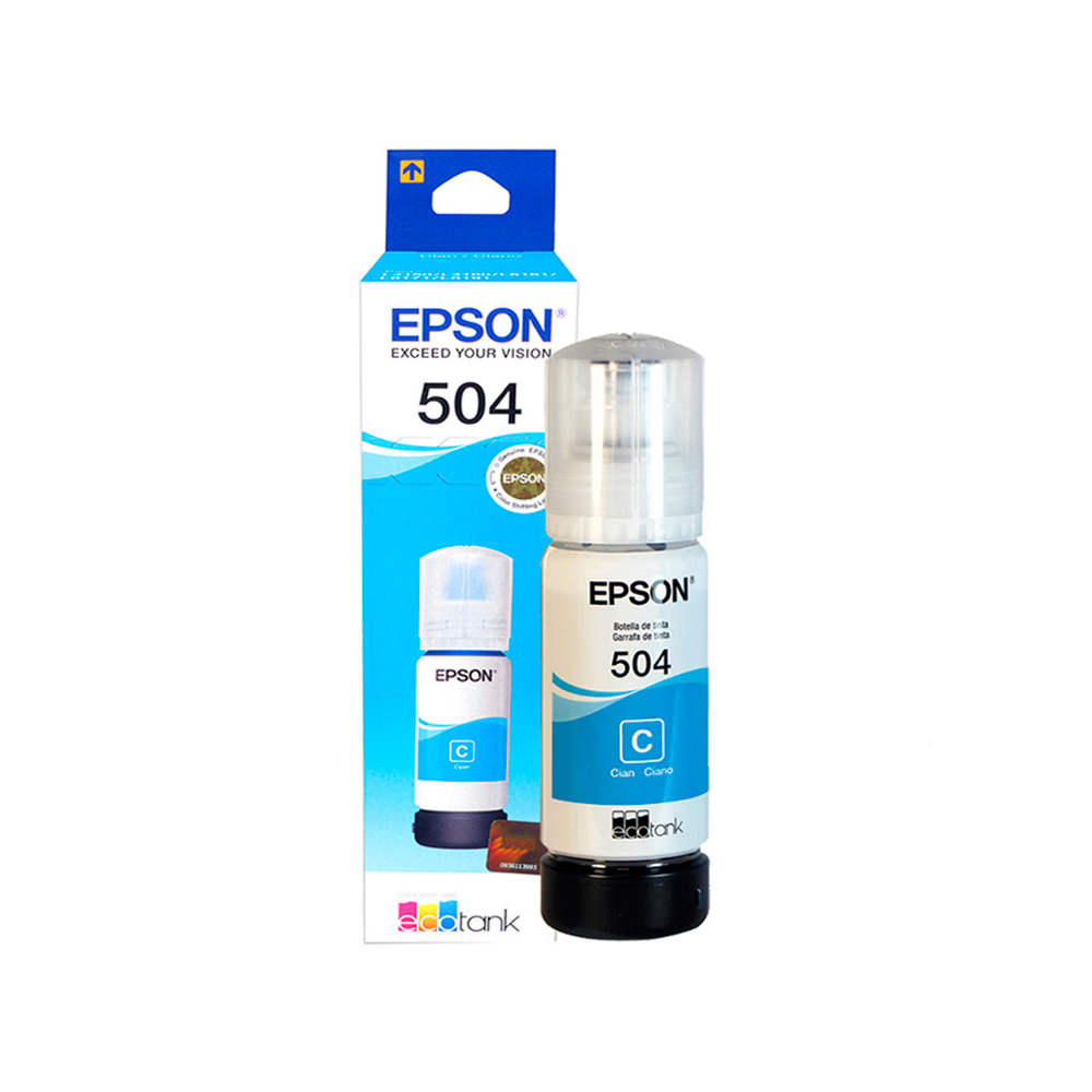 Botella Tinta Epson T504220-Al Cian