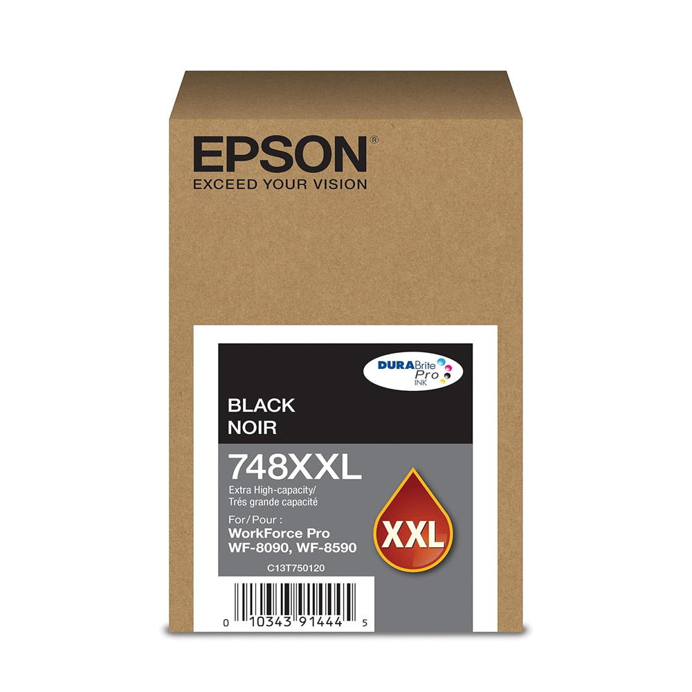 Tinta Epson T748Xxl120 P/ Wf-6090/ 6590 Negro