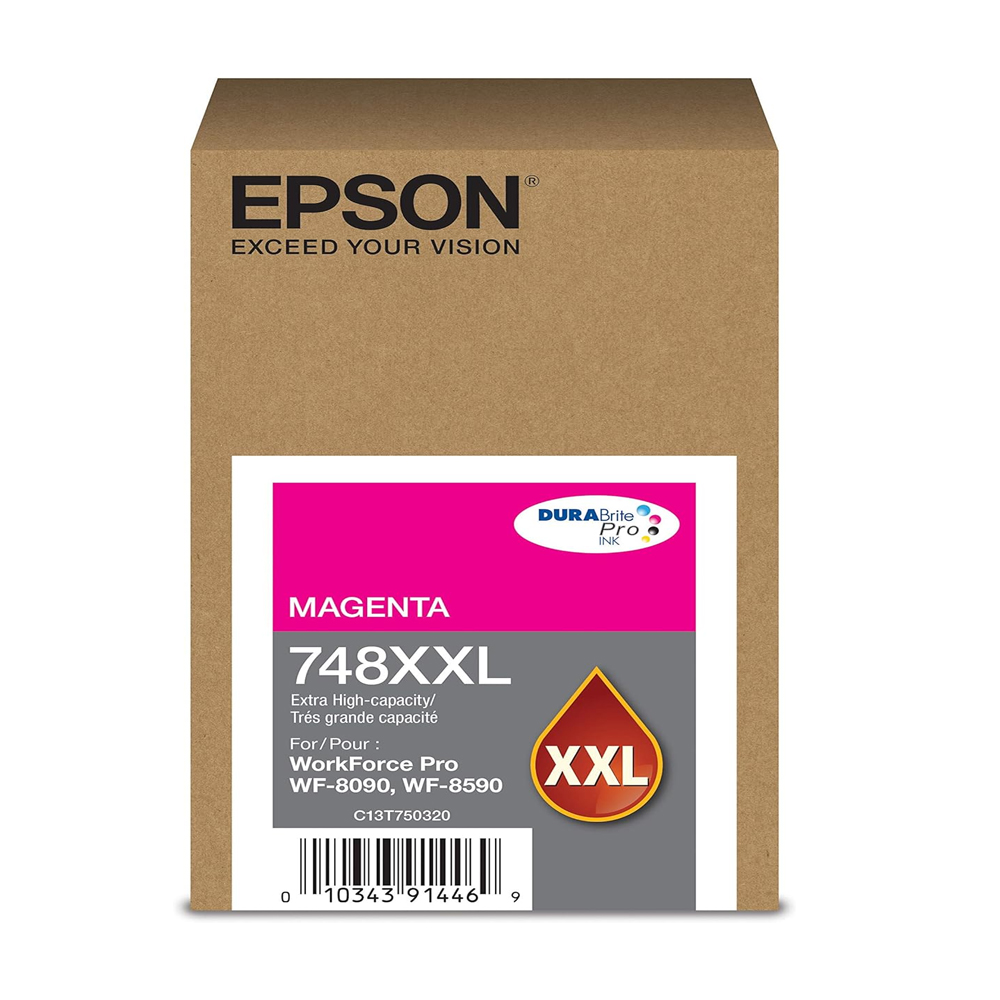 Tinta Epson T748Xxl320 P/ Wf-6090/ 6590 Magenta
