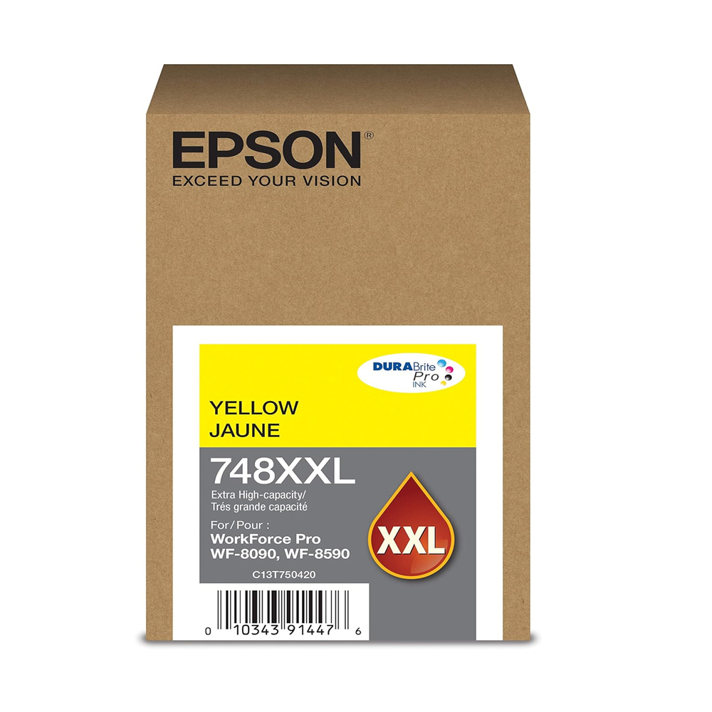 Tinta Epson T748Xxl420 P/ Wf-6090/ 6590 Yellow