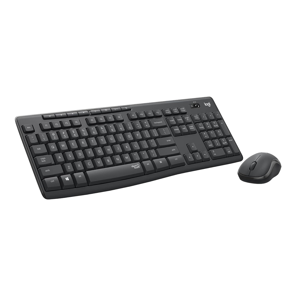 Teclado Logitech + Mouse Mk295 Wireless Usb Black (920-009792)