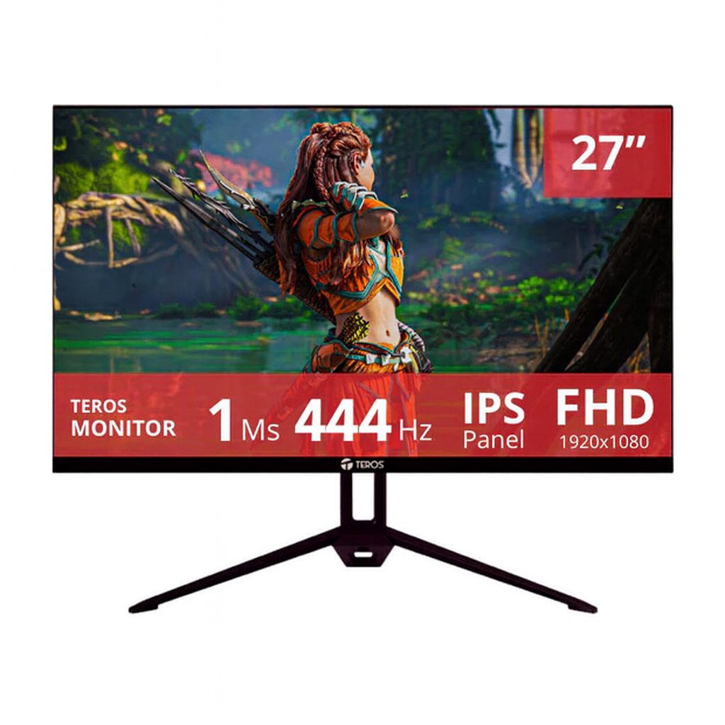 Monitor Gaming Teros TE-2714S 27" FHD IPS 144Hz 1ms – Negro HDMI/DP