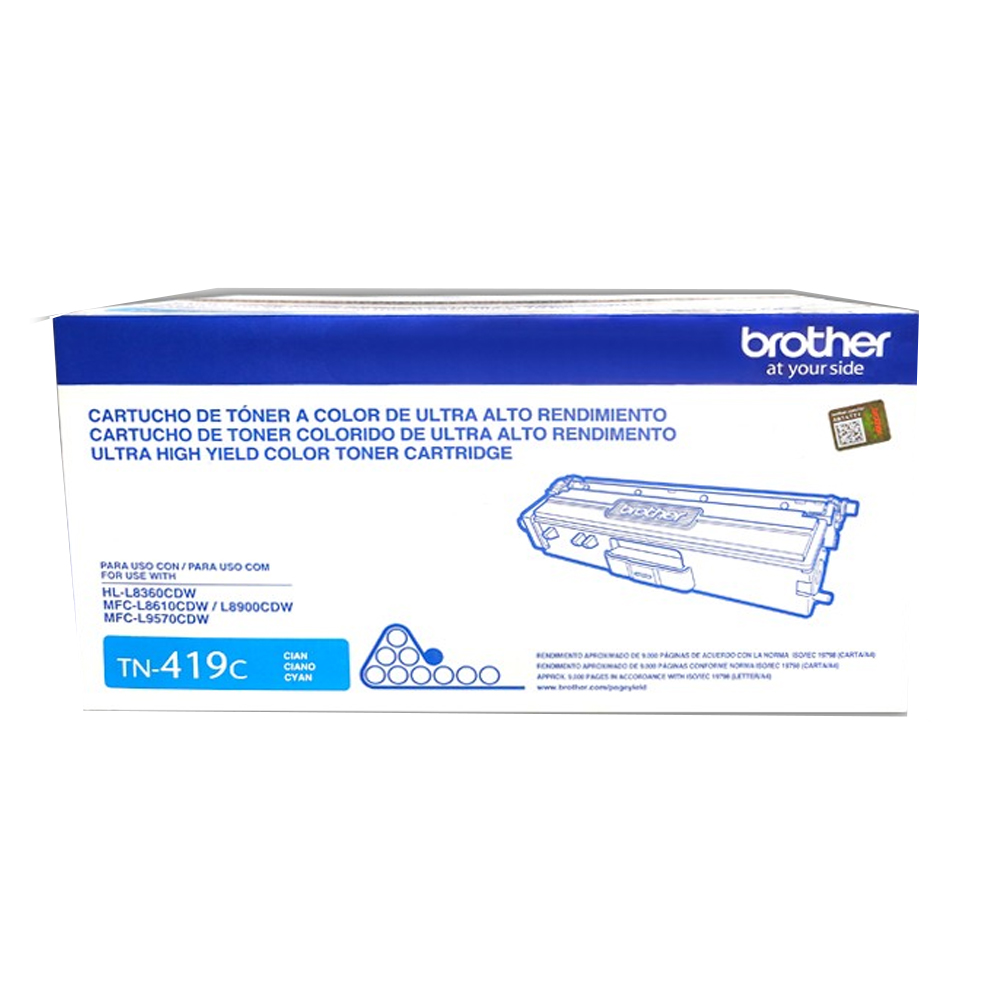 Toner Brother TN-419 Cyan HL-L8360Cdw / Mfc-L8610Cdw