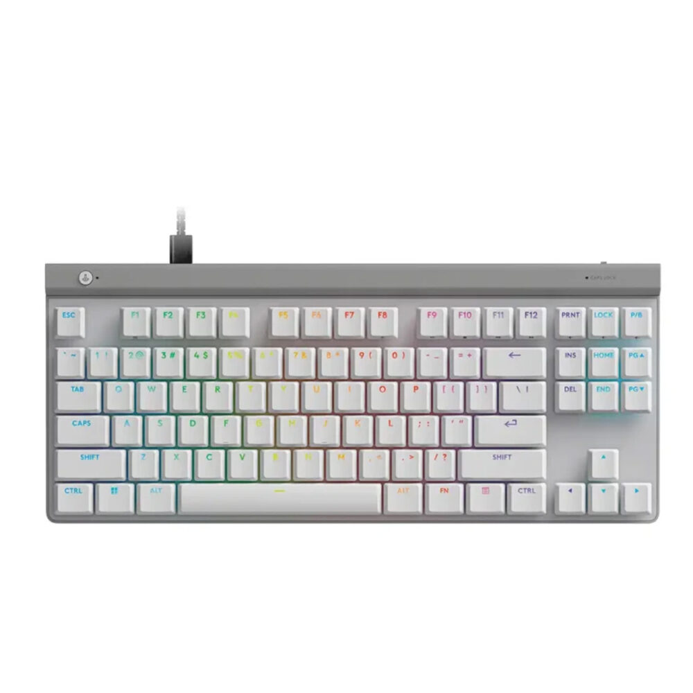 Teclado Gamer Logitech G515 TKL (920-012869) — Mecánico, LED RGB, Blanco