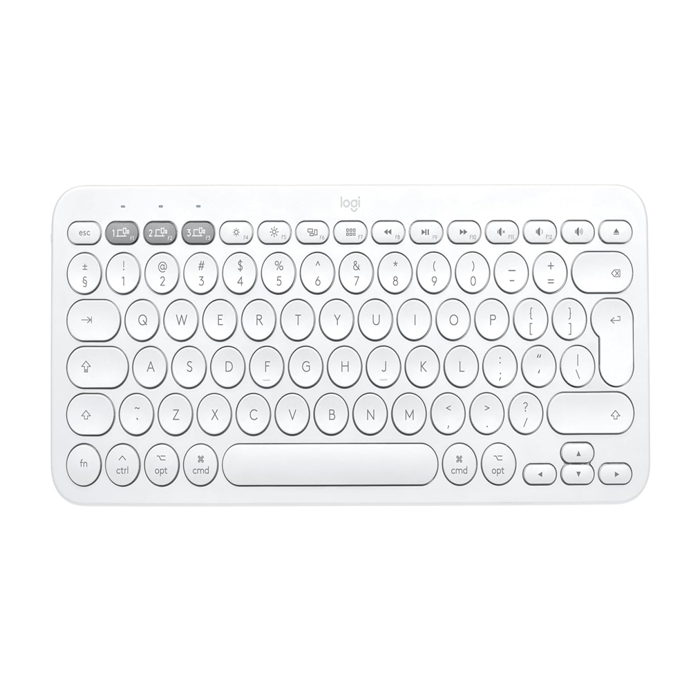 Teclado Logitech K380 Multi-Device Bluetooth White Sp (Pn 920-009595) 1 Teclado Logitech K380 Multi-Device Bluetooth White Sp (Pn 920-009595) - Imagen 1