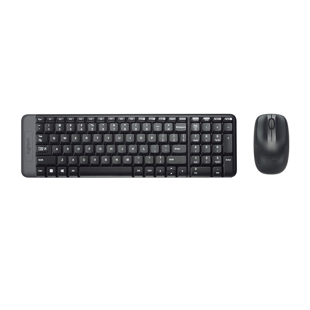 Teclado Logitech + Mouse Mk220 Wireless Usb Sp Black (Pn 920-004430) 1 Teclado Logitech + Mouse Mk220 Wireless Usb Sp Black (Pn 920-004430) - Imagen 1