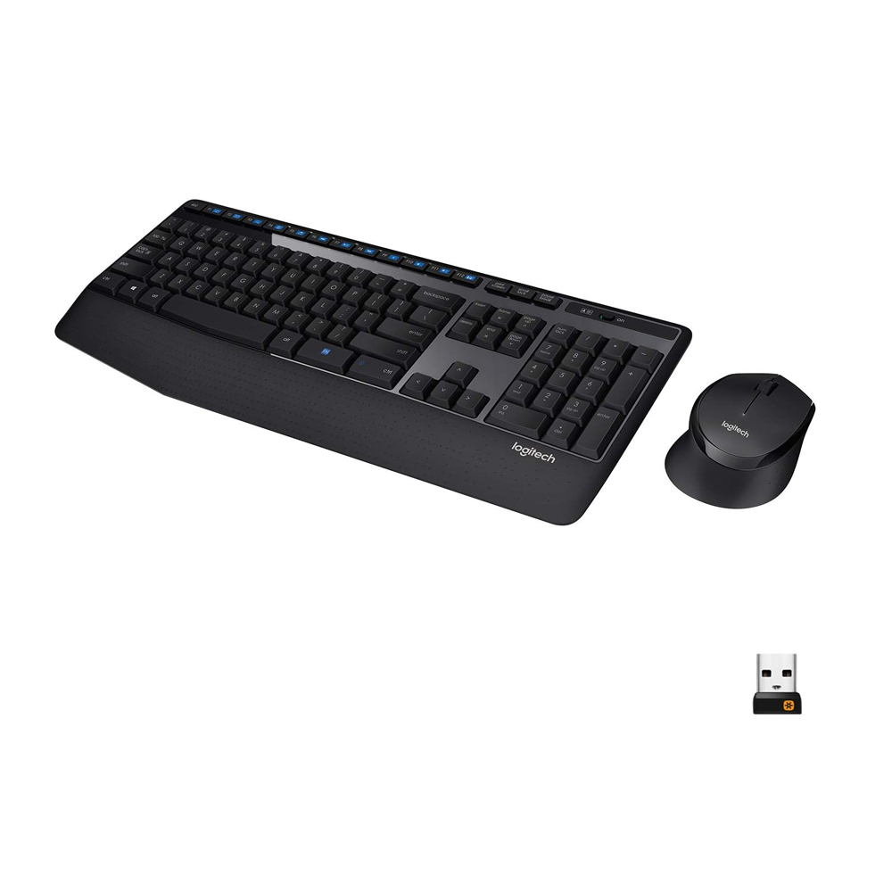 Teclado Logitech + Mouse Mk345 Wireless Usb Sp Black (Pn 920-007820) - Imagen 1