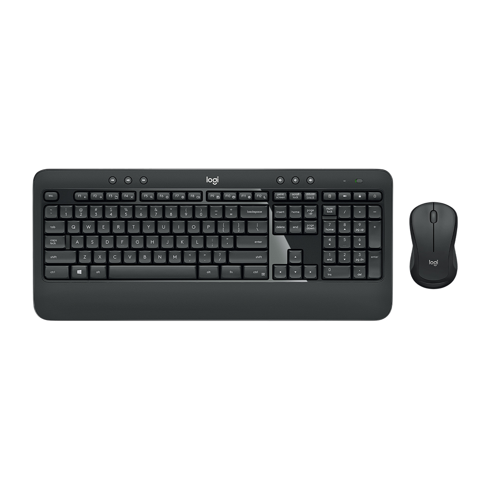 Teclado Logitech + Mouse Mk540 Wireless Usb Sp Black (Pn 920-008673)